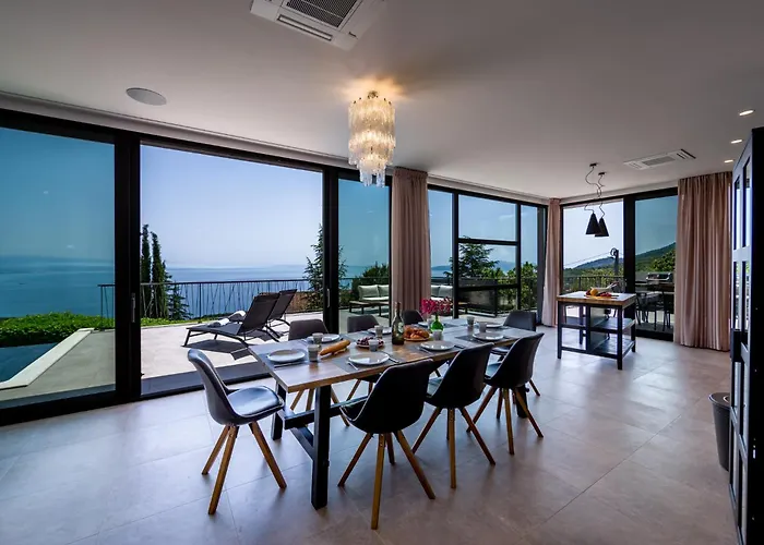 Vila Luxury The View In - For 12 People With Incredible Sea View & Wellness Opatija