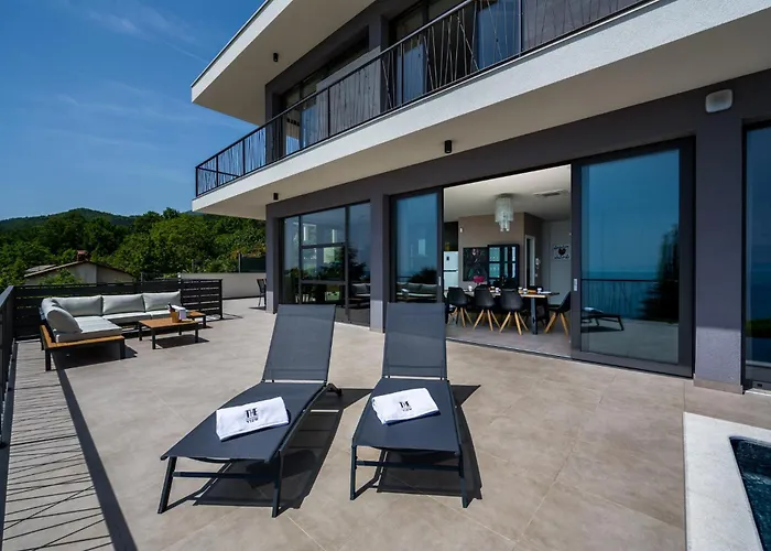 Vila Luxury The View In - For 12 People With Incredible Sea View & Wellness *